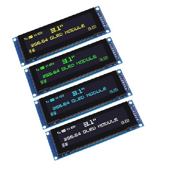 Layar tampilan modul LCD grafis 3.12 "256*64 titik LCM