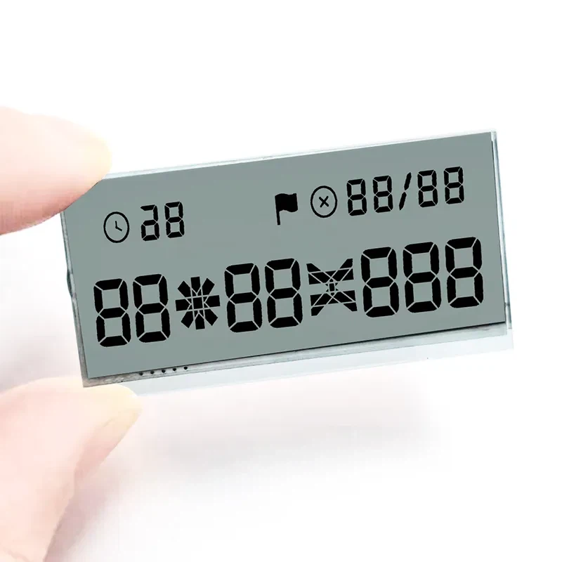 Modul Tampilan Lcd 7 Segmen Layar Lcd Monokrom Untuk Tutor Matematika